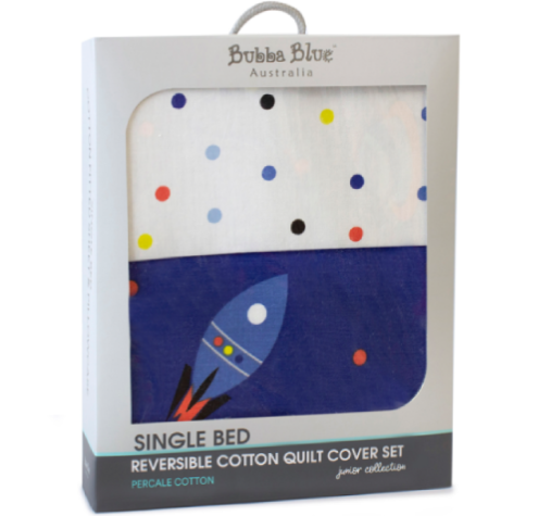 Bubba Blue Reversable Quilt Cover