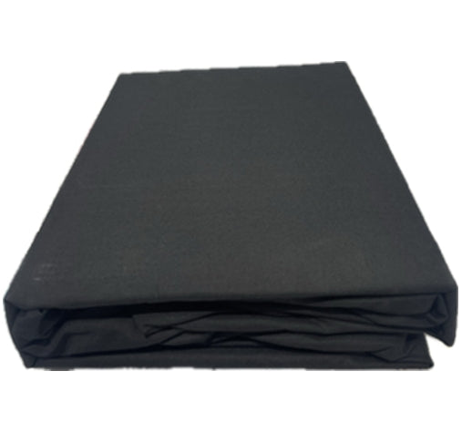 250 Thread Count Cotton/Polyester Fitted Combo Set - Black