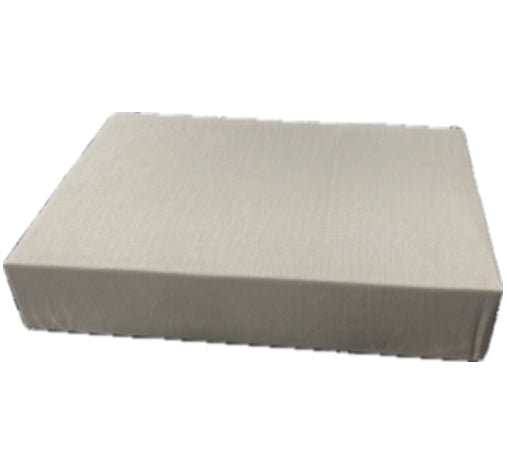 250 thread count cotton and polyester blend fitted sheet with pillowcase in single, double, queen and king in linen