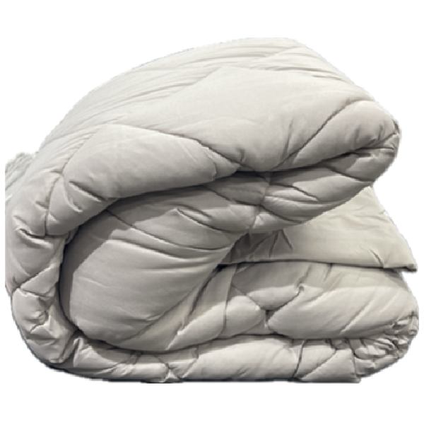 5 Piece Comforter Set with pillowcases in Beige Stone for Double, King and Queen