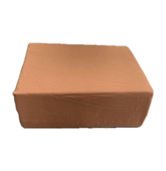 Revive Living Vintage Washed 100% Cotton Sheet Set with fitted sheet, flat sheet and pillowcases for Single, Double, King, Queen, and Super King beds in Brick Orange/Red