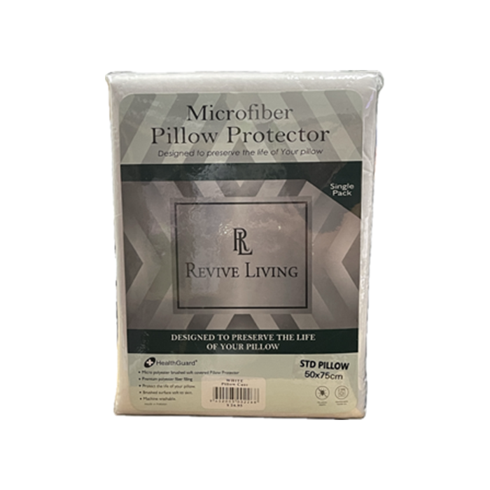 Rivive Living Microfibre Pillow Protector- Single Pack